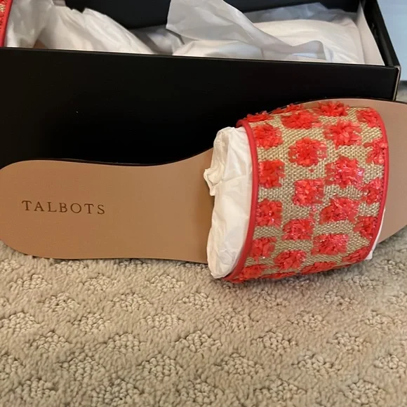 Sandals from Talbots size 9. Color orange NEW - Picture 2 of 4